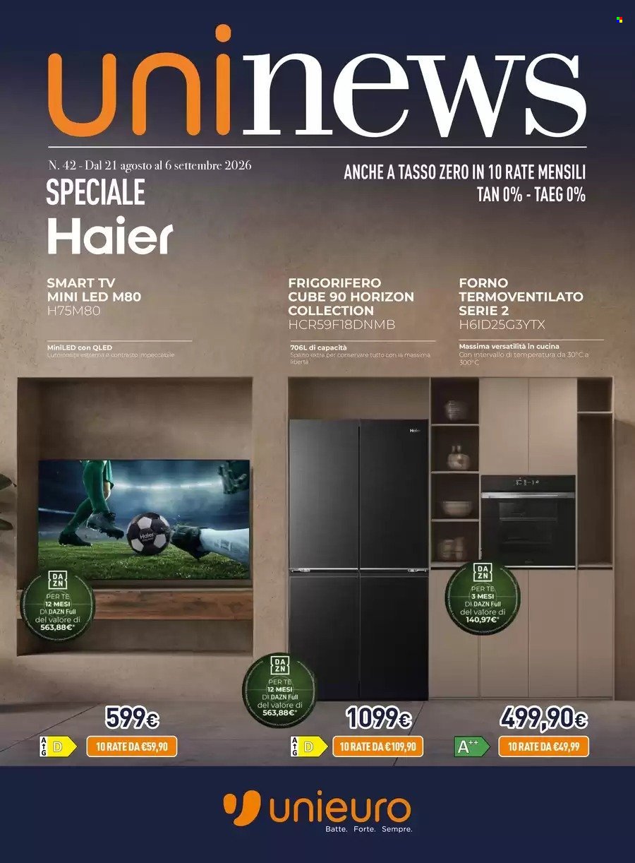 Volantino UNIEURO - Speciale Haier