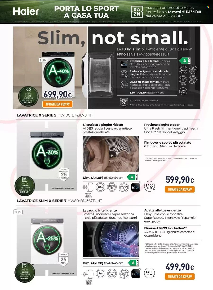 Volantino UNIEURO - Speciale Haier