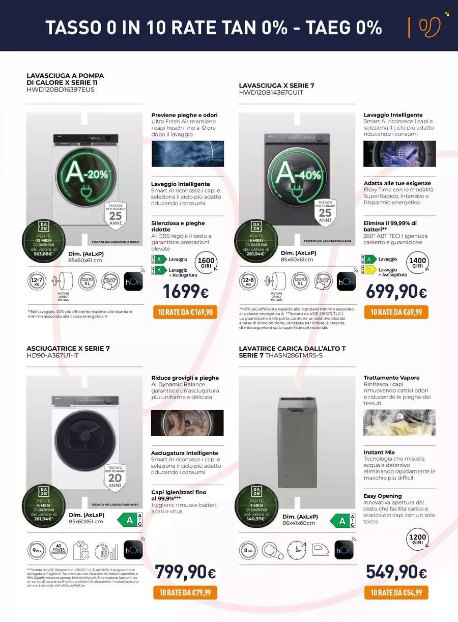 Volantino UNIEURO - Speciale Haier