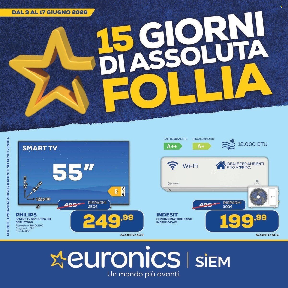 Volantino EURONICS - 15 GIORNI DI ASSOLUTA FOLLIA
