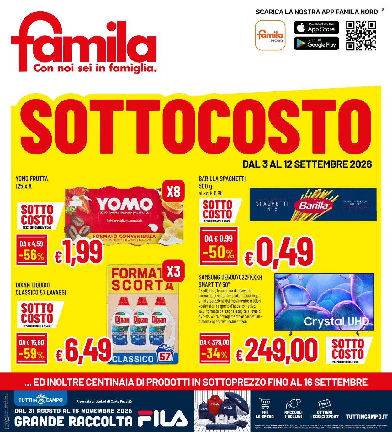 Volantino FAMILA - SOTTOCOSTO