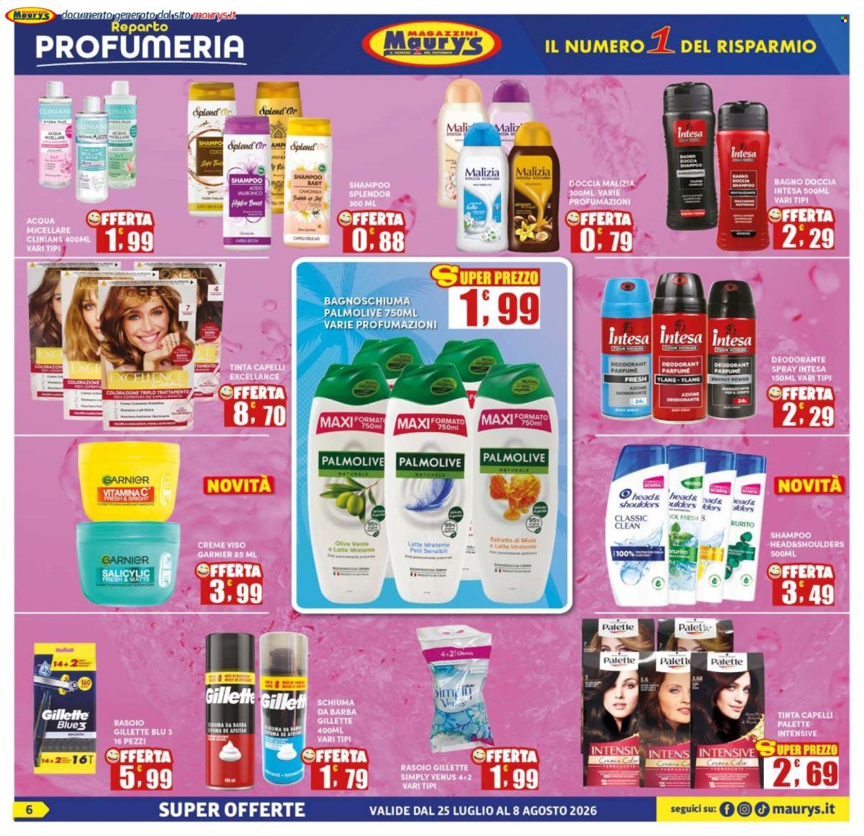 Volantino MAURY'S - Da sabato 25 luglio 2026