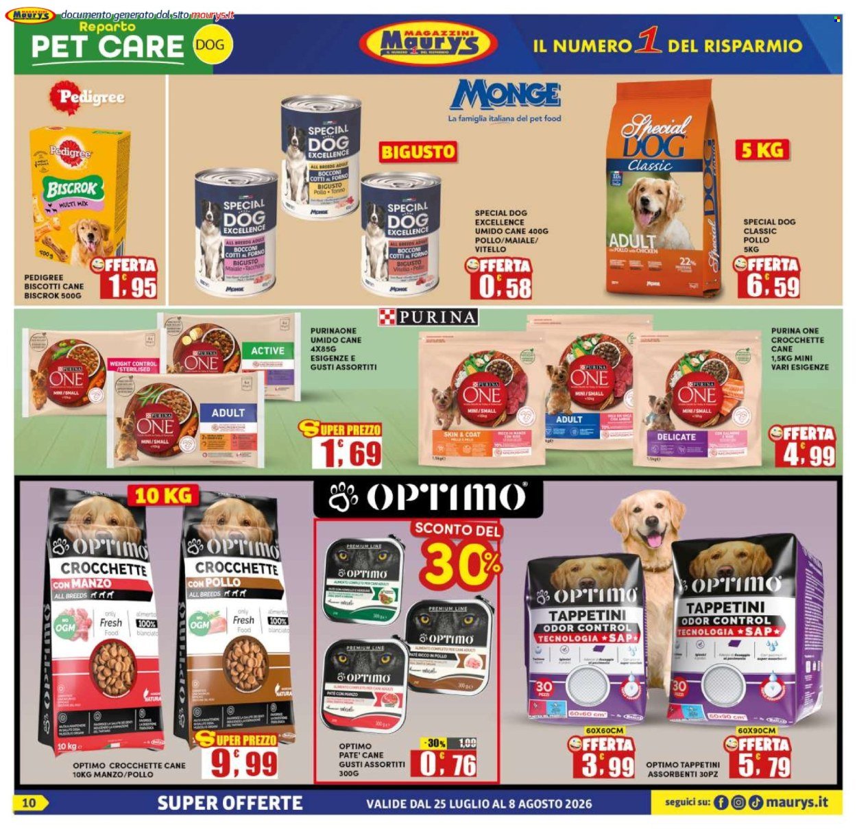 Volantino MAURY'S - Da sabato 25 luglio 2026