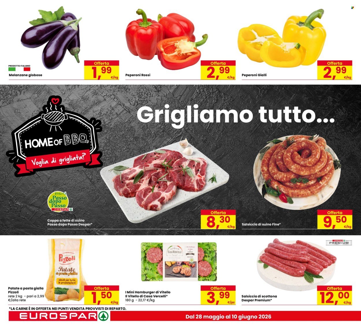 Volantino EUROSPAR - OFFERTE GRIGLIATE (2026-05-28 - 2026-06-10)