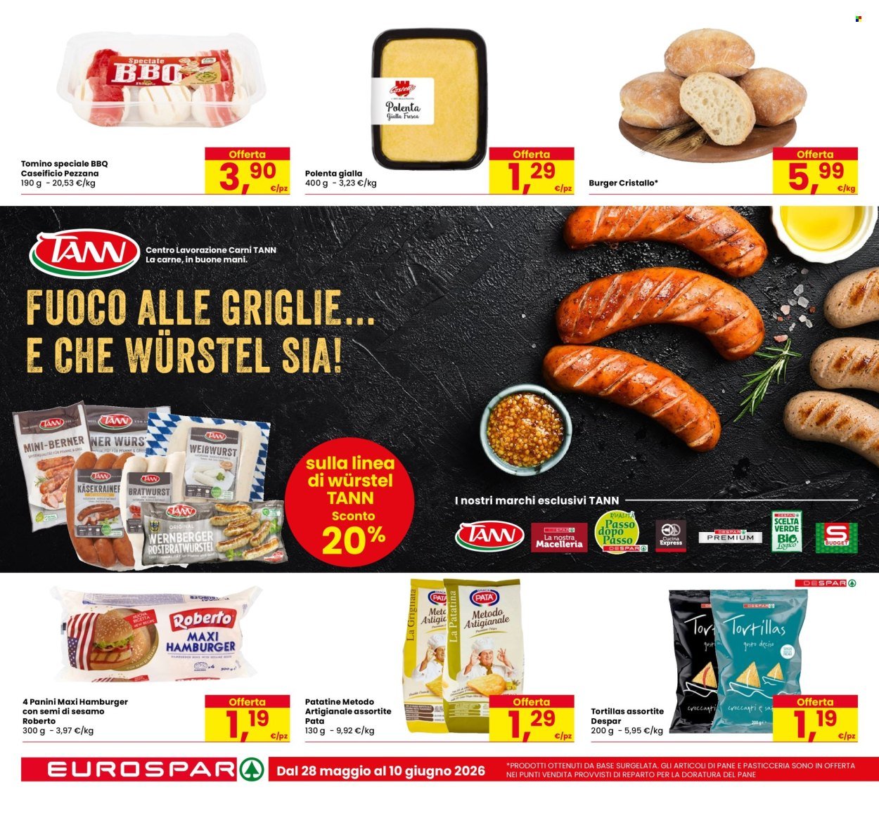 Volantino EUROSPAR - OFFERTE GRIGLIATE (2026-05-28 - 2026-06-10)