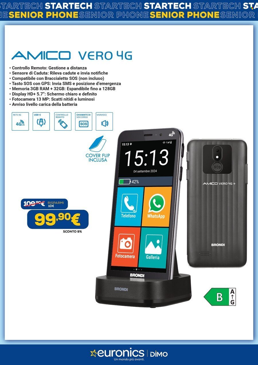 Volantino EURONICS - SPECIALE SENIOR PHONE