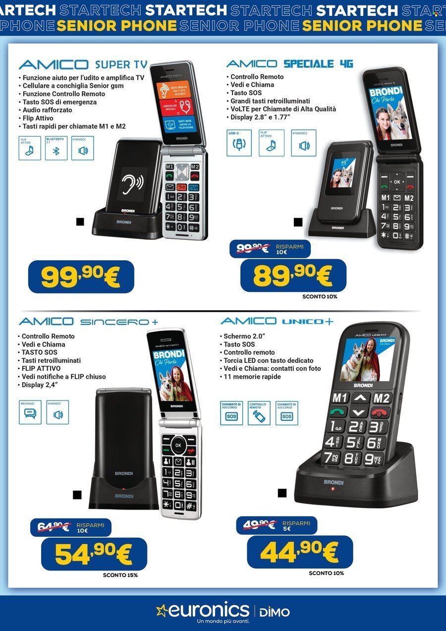 Volantino EURONICS - SPECIALE SENIOR PHONE
