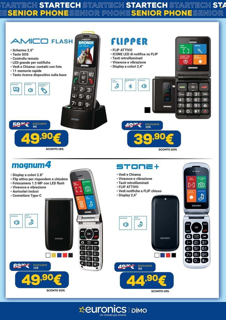 Volantino EURONICS - SPECIALE SENIOR PHONE