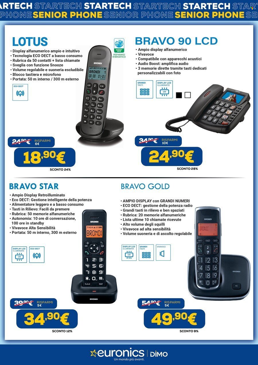 Volantino EURONICS - SPECIALE SENIOR PHONE