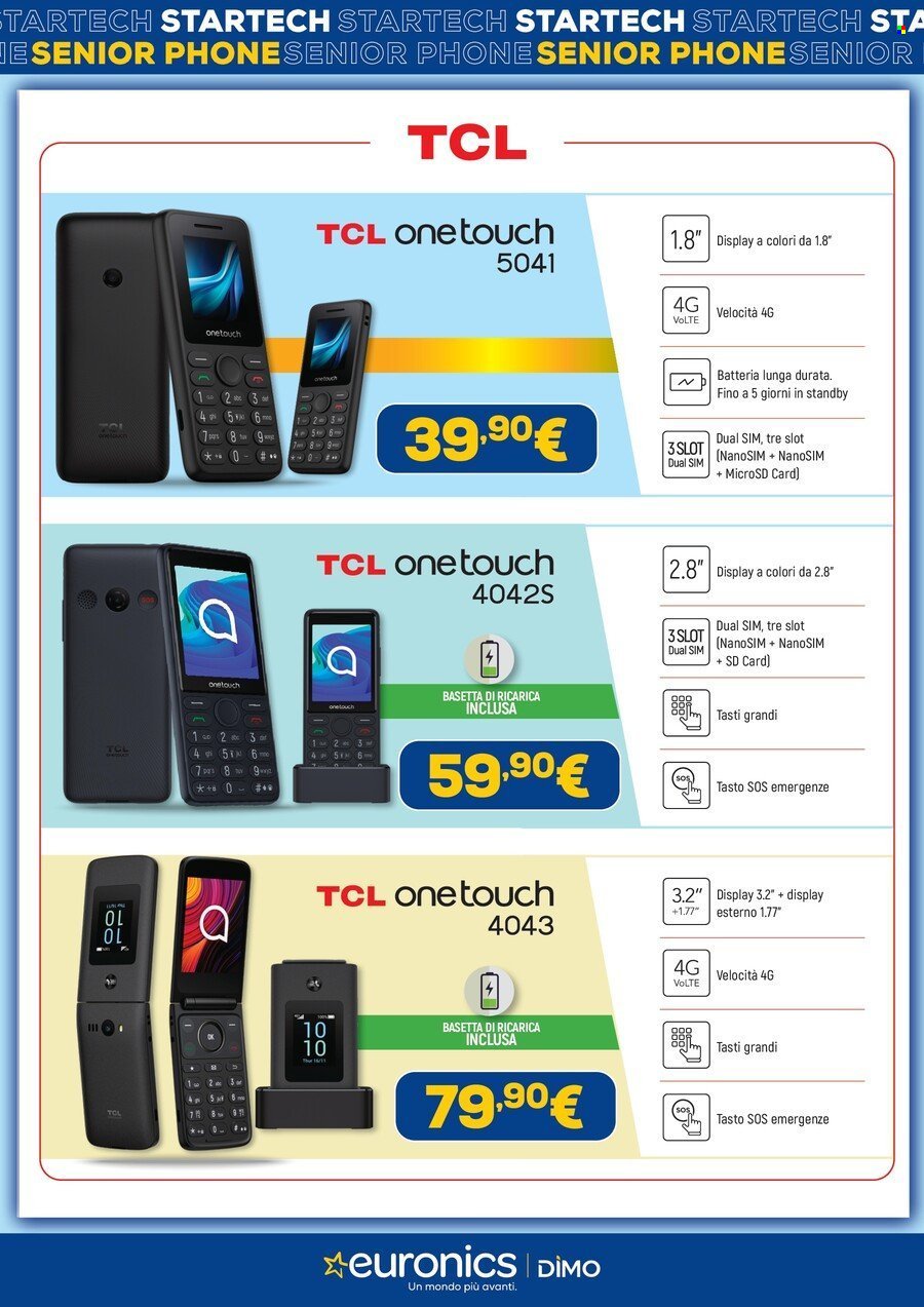 Volantino EURONICS - SPECIALE SENIOR PHONE