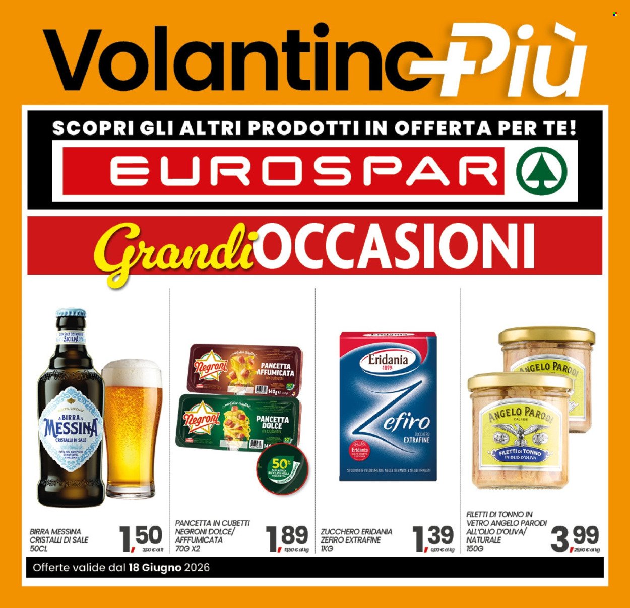 Volantino EUROSPAR - Da giovedì 18 2026