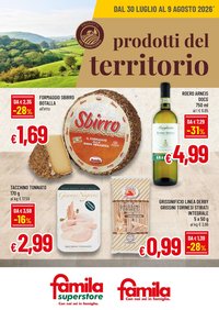 Volantino FAMILA - PRODOTTI DEL TERRITORIO
