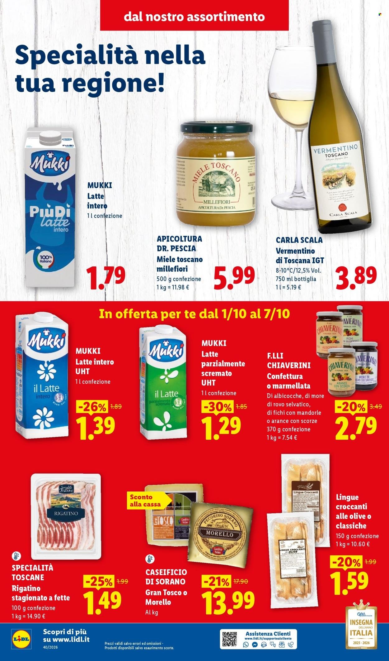 Volantino LIDL - Sapori della Toscana