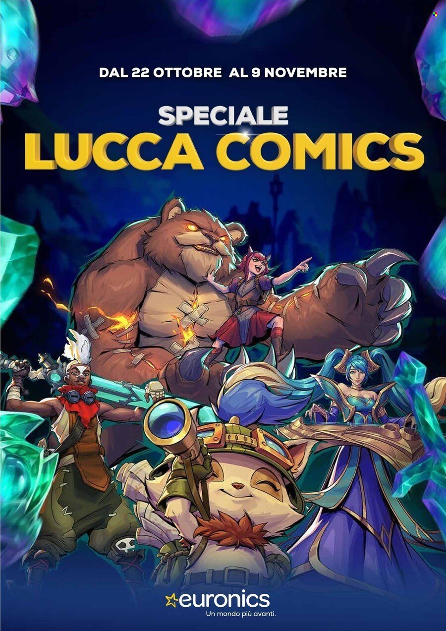 Volantino EURONICS - Speciale Lucca Comics