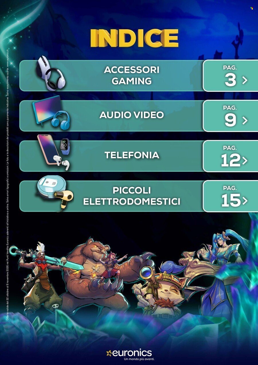 Volantino EURONICS - Speciale Lucca Comics