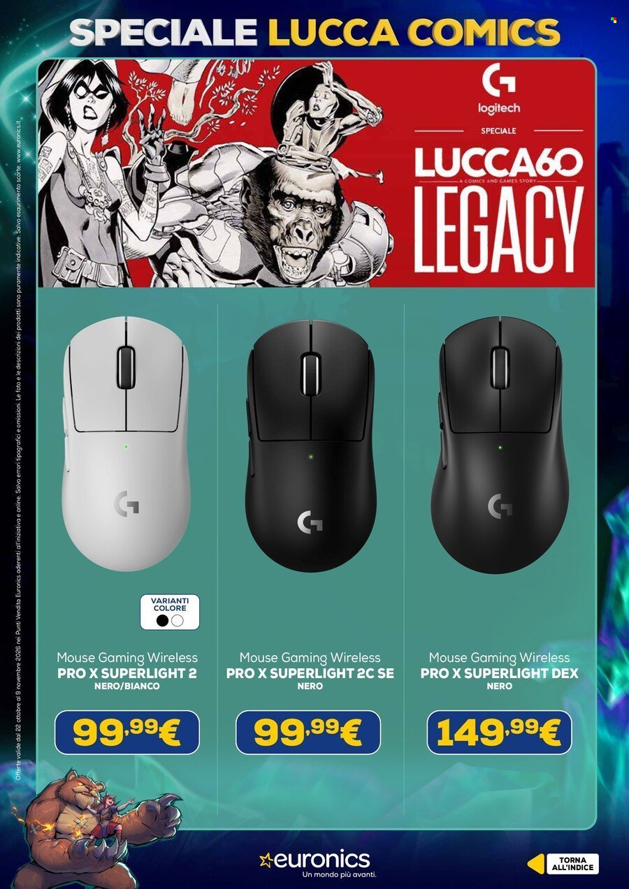 Volantino EURONICS - Speciale Lucca Comics