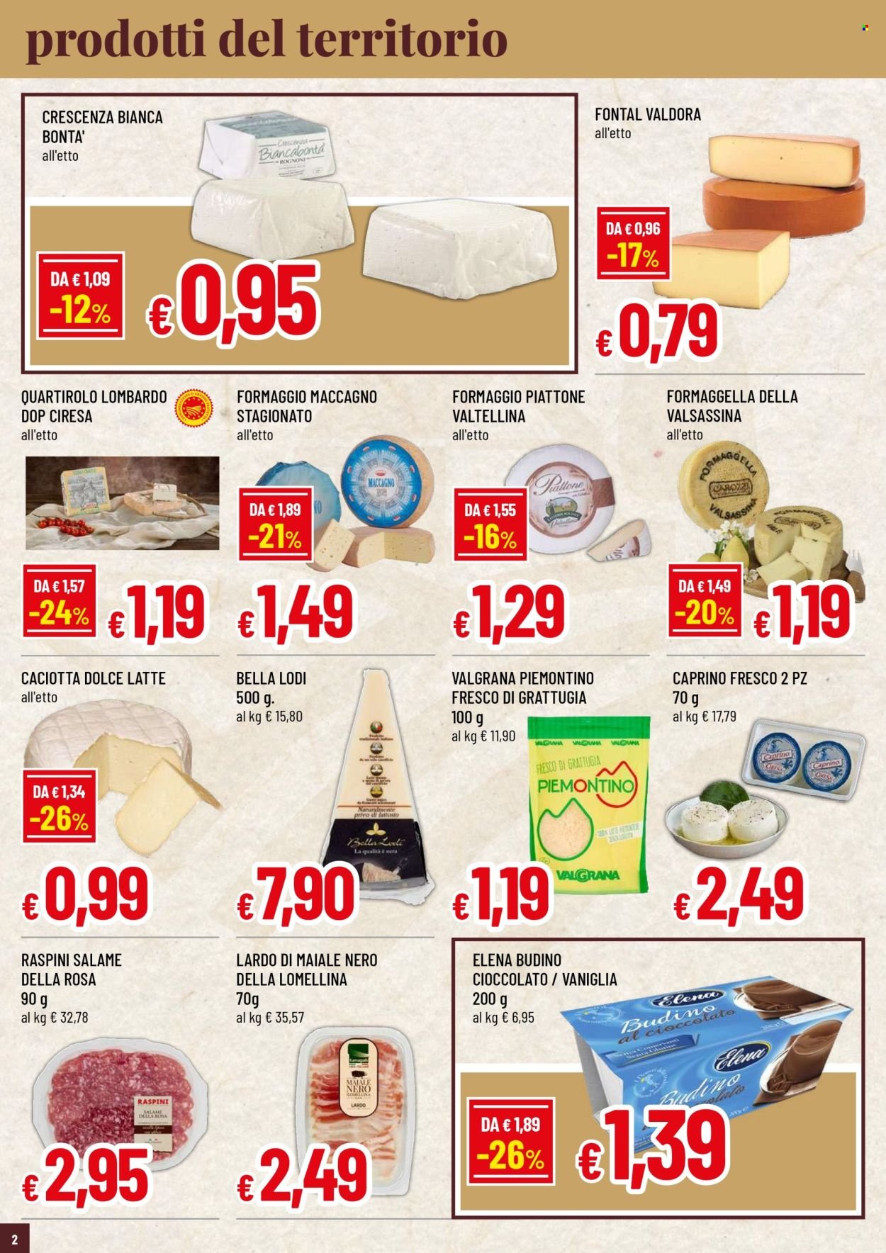 Volantino FAMILA - PRODOTTI DEL TERRITORIO