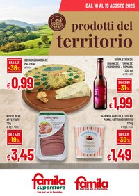Volantino FAMILA - PRODOTTI DEL TERRITORIO