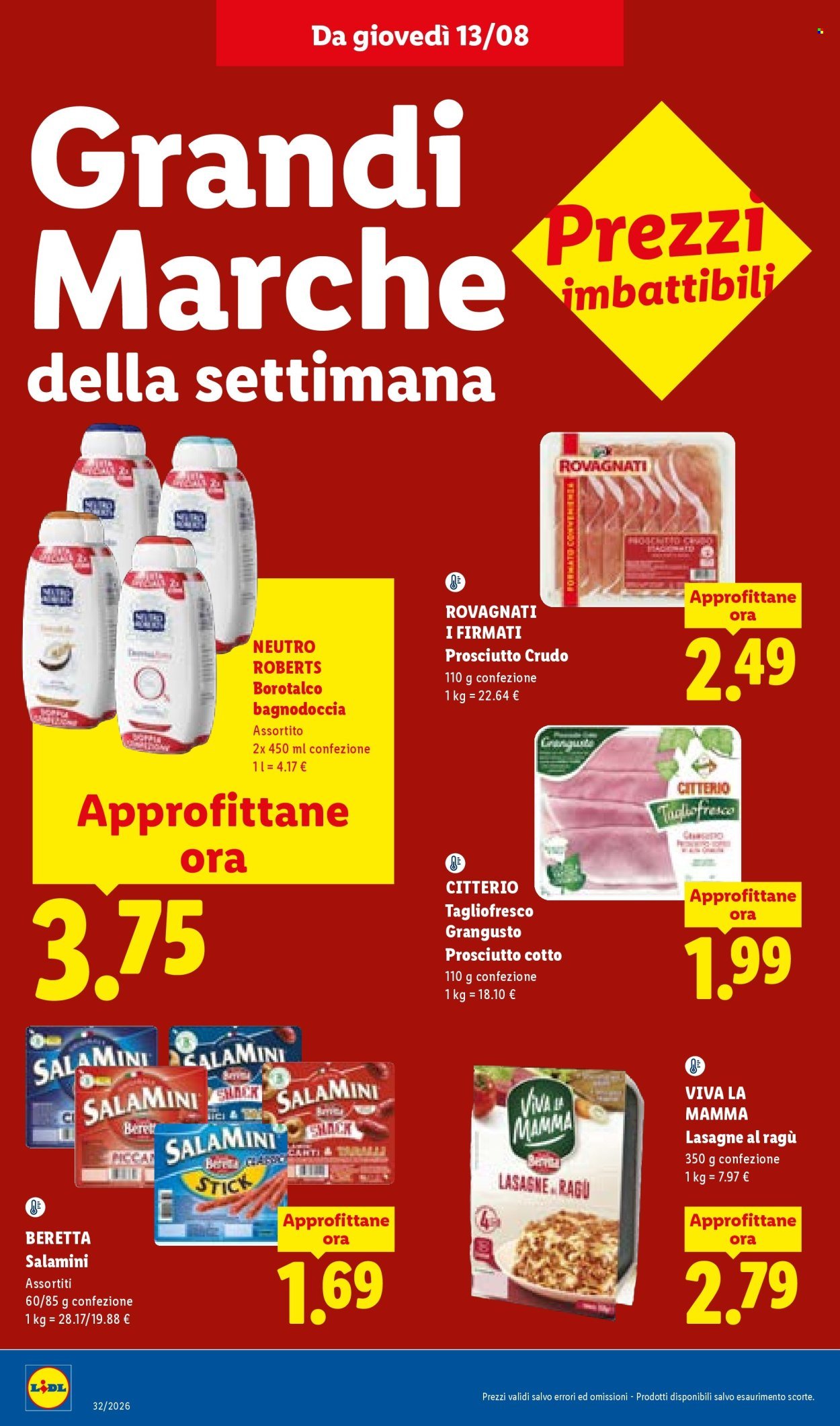 Volantino LIDL - Ferragosto fino al -50%