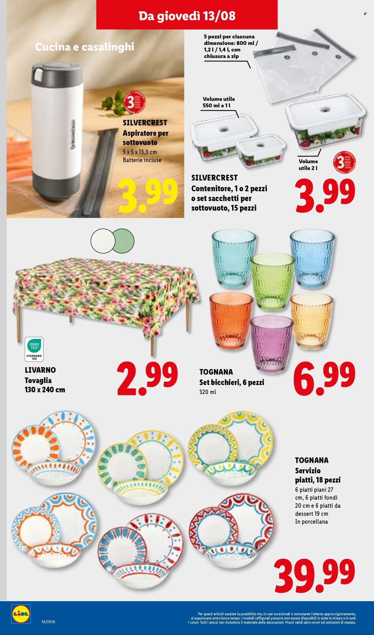 Volantino LIDL - Ferragosto fino al -50%