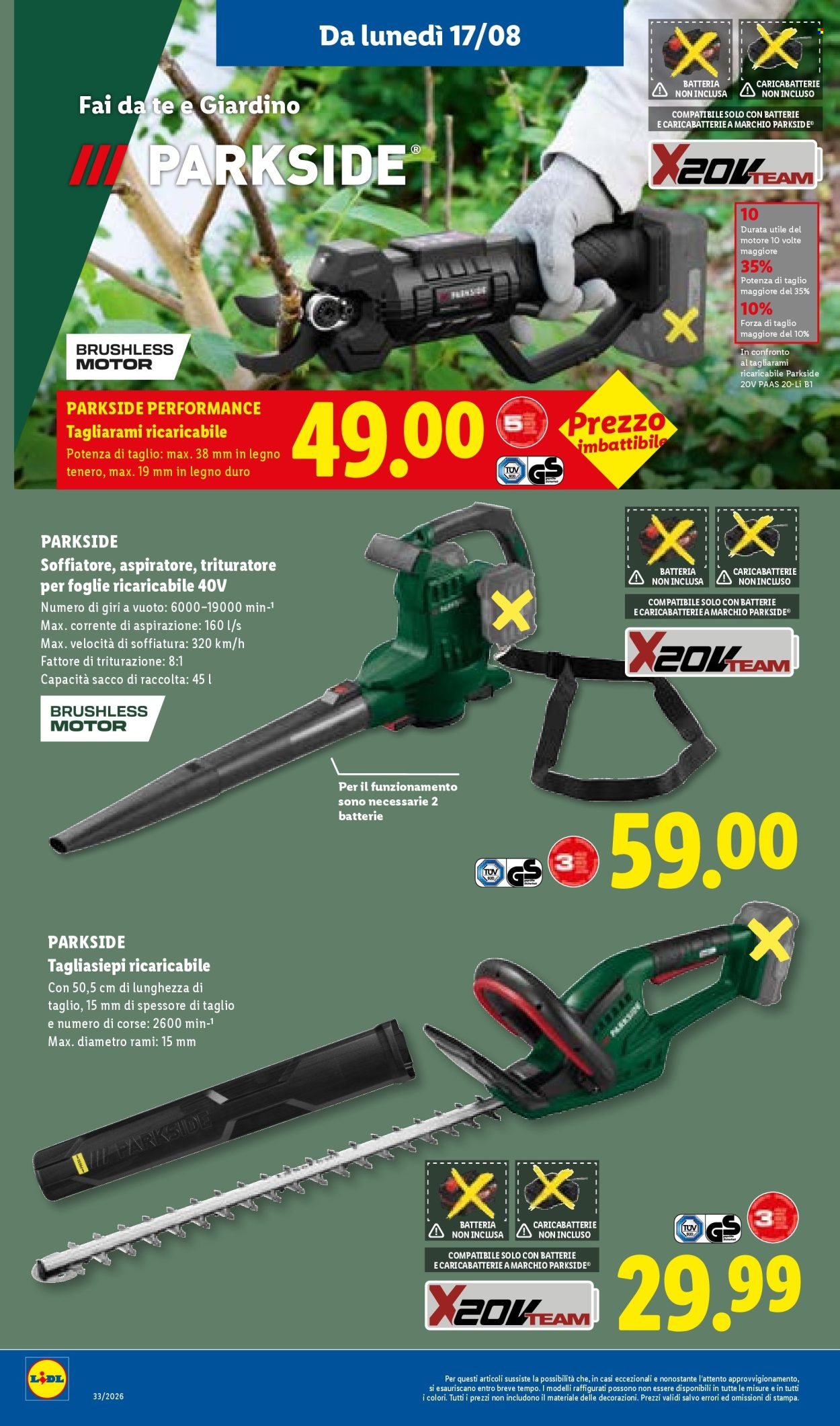 Volantino LIDL - Ferragosto fino al -50%