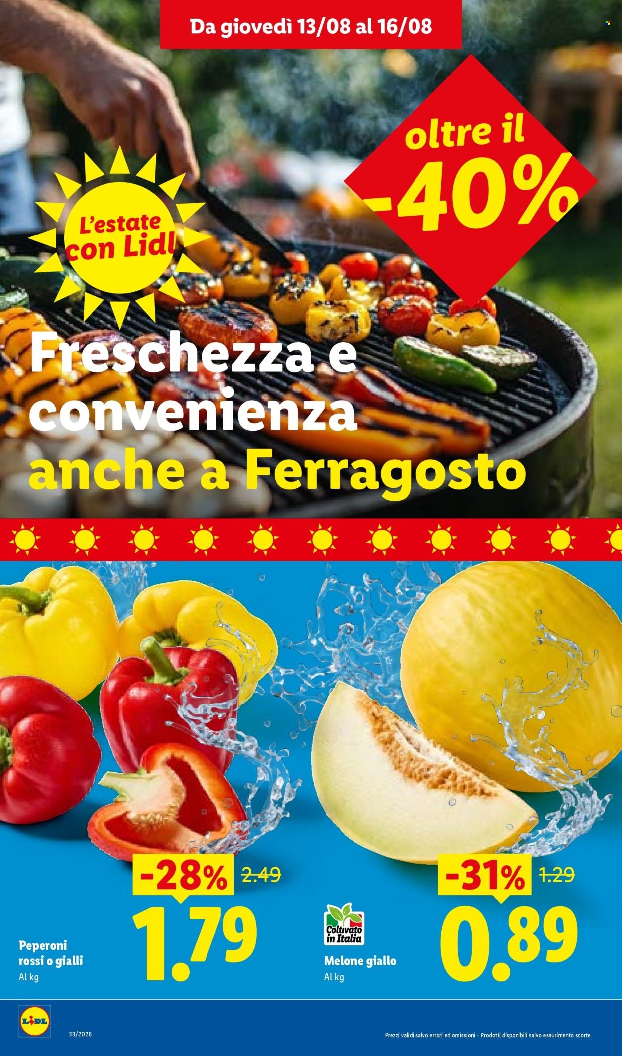 Volantino LIDL - Ferragosto fino al -50%