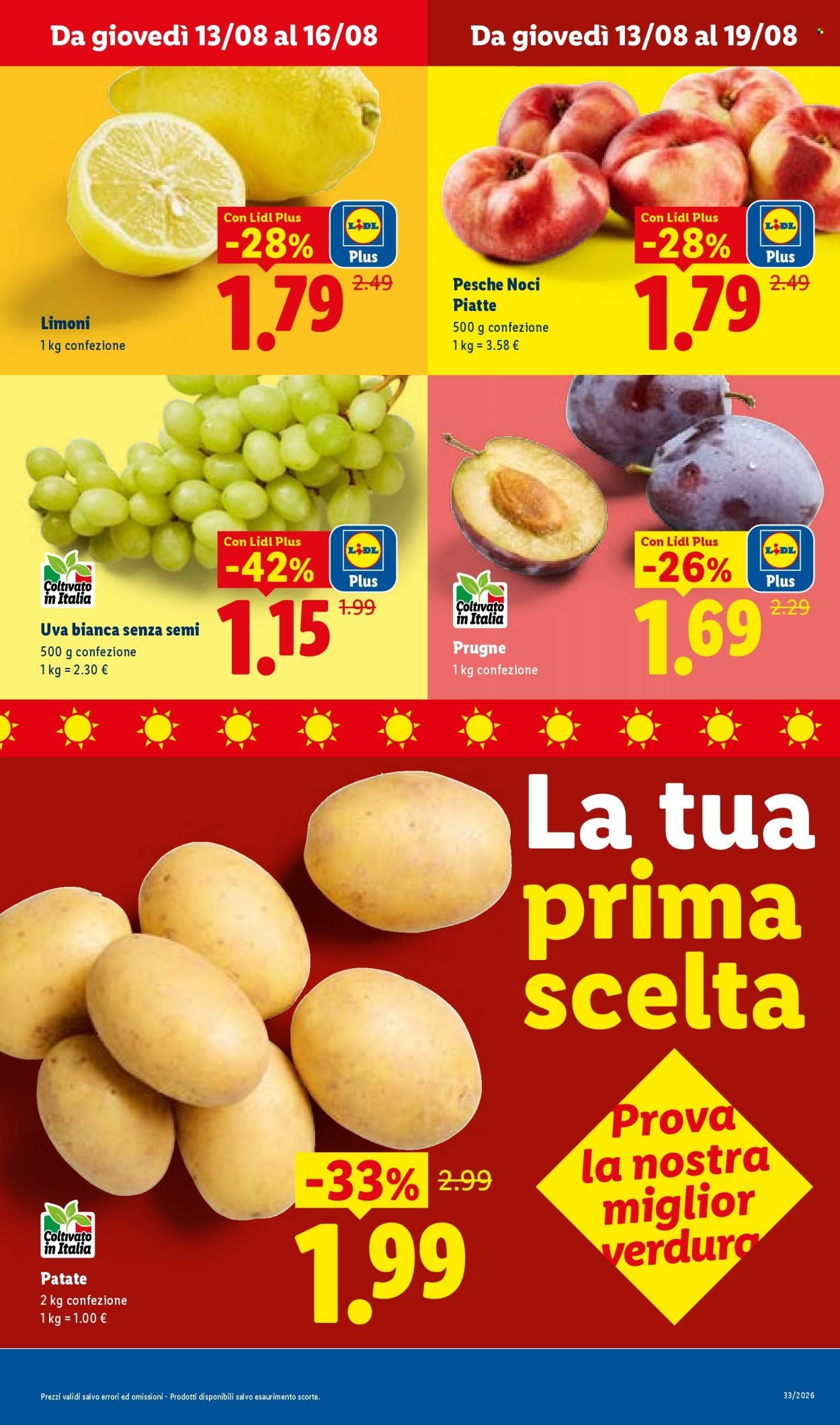 Volantino LIDL - Ferragosto fino al -50%