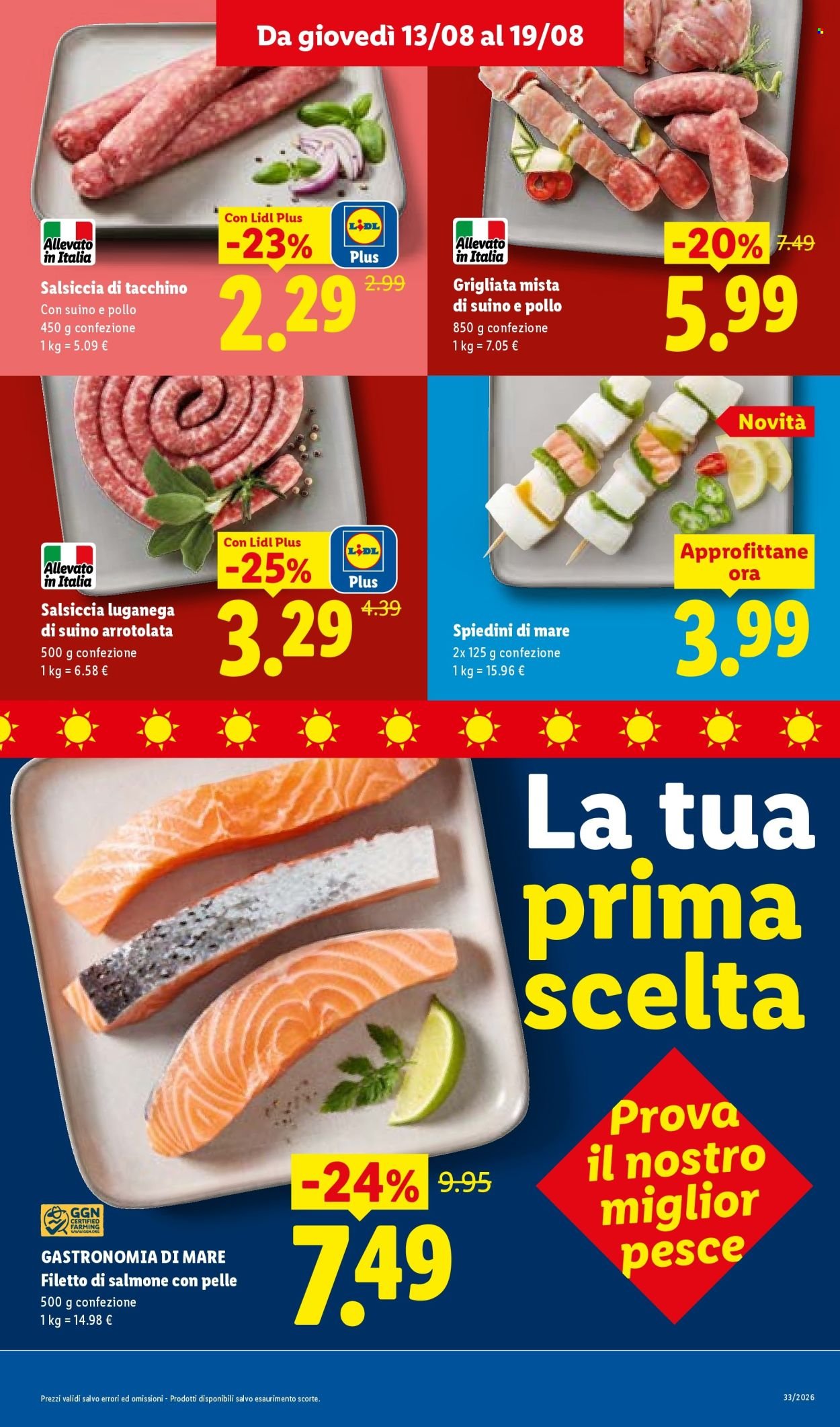 Volantino LIDL - Ferragosto fino al -50%