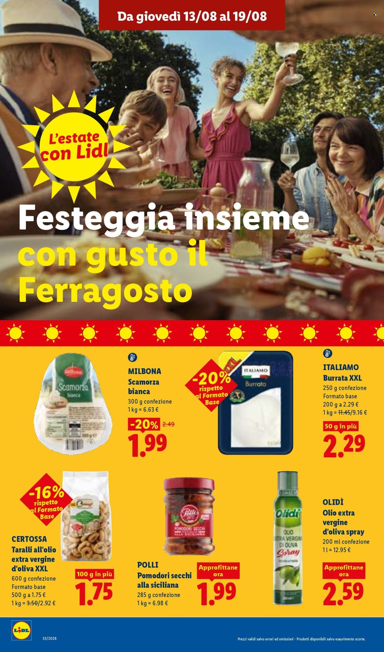 Volantino LIDL - Ferragosto fino al -50%