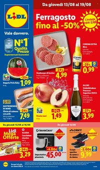Volantino LIDL - Ferragosto fino al -50%