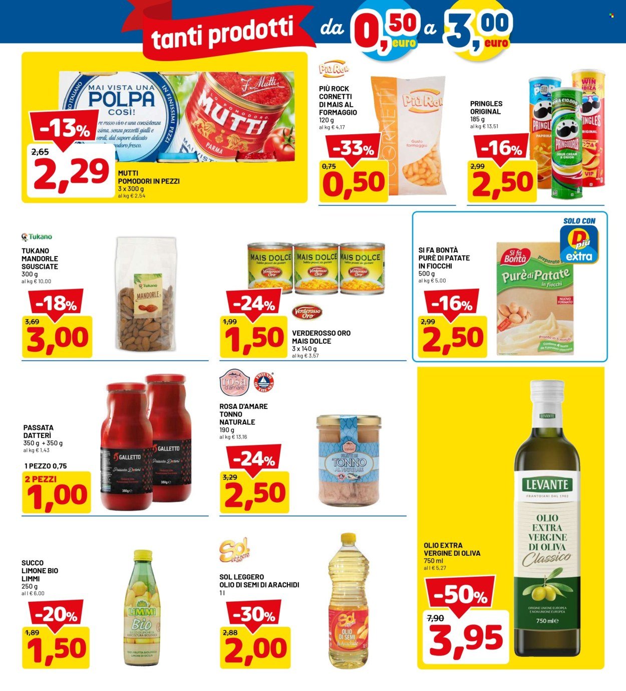Volantino DPIÙ - TANTI PRODOTTI DA 0,50 A 3€