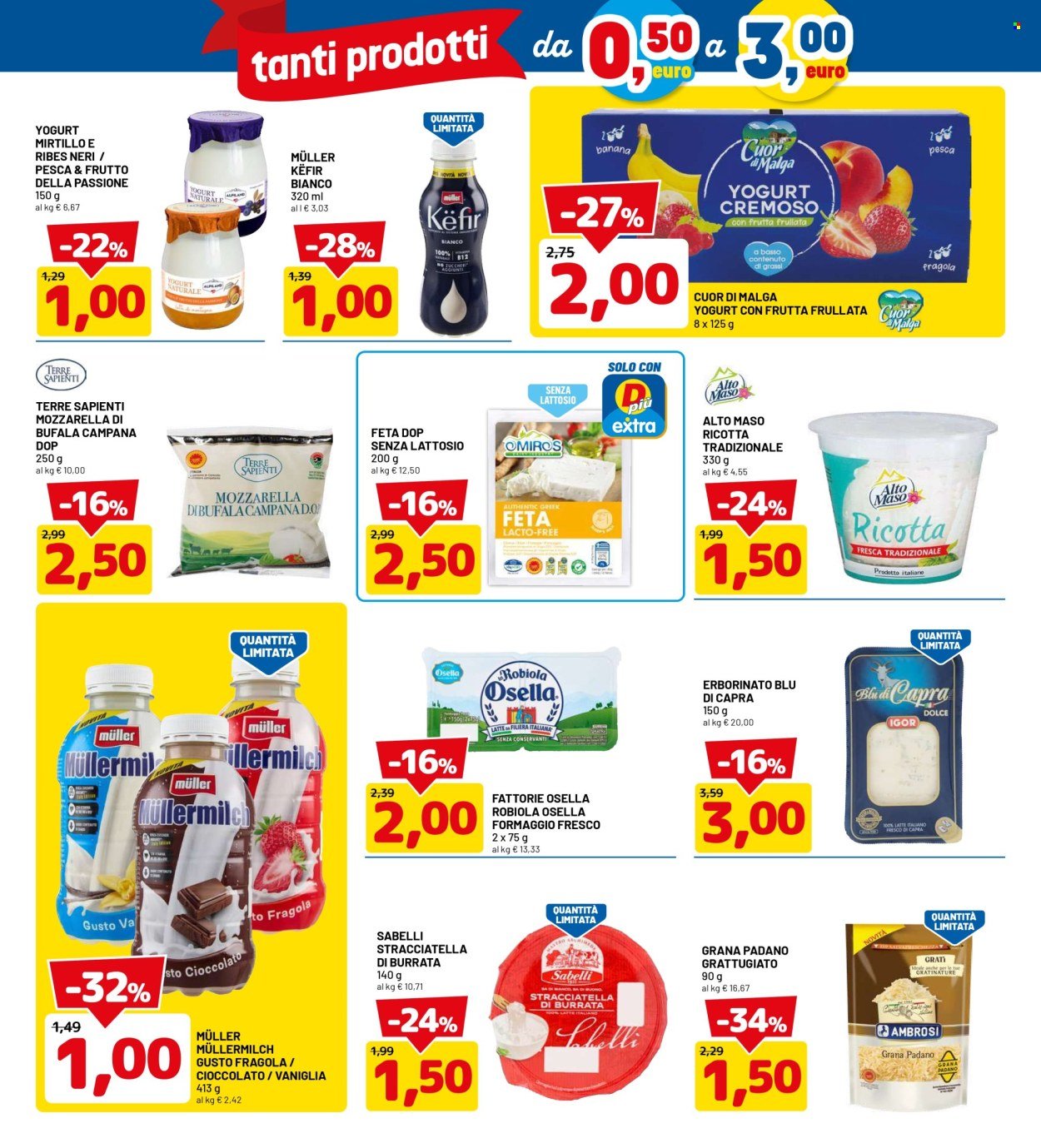 Volantino DPIÙ - TANTI PRODOTTI DA 0,50 A 3€