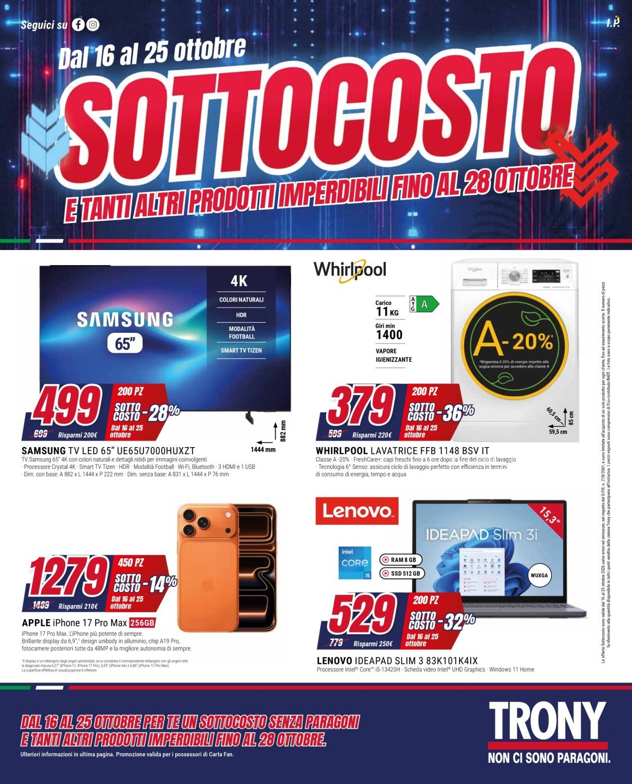 Volantino TRONY - Da venerdì 16 2026