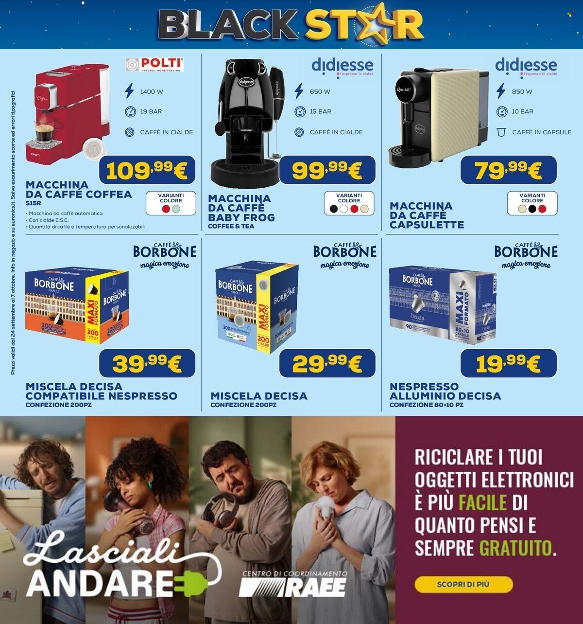 Volantino EURONICS - Black Star