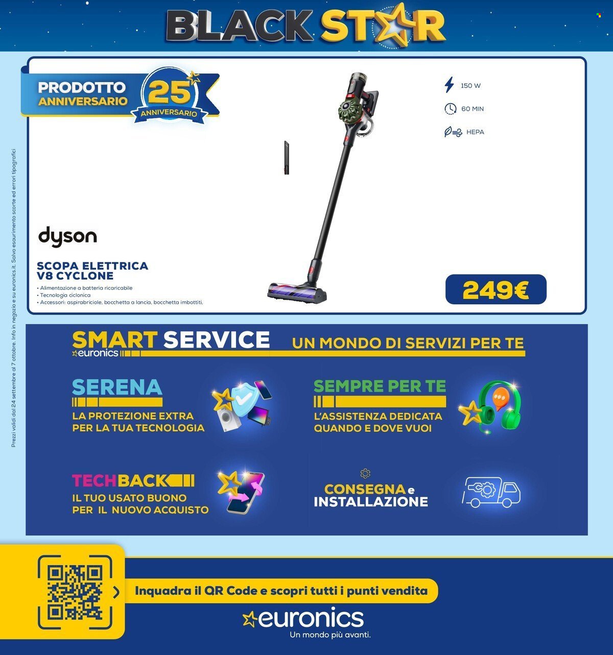 Volantino EURONICS - Black Star