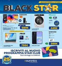 Volantino EURONICS - Black Star