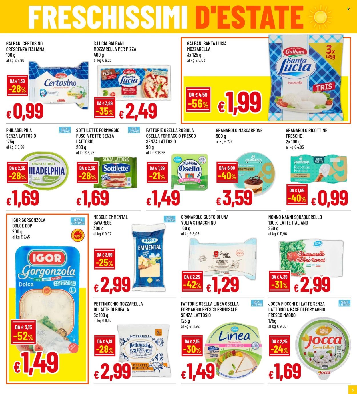 Volantino FAMILA - FRESCHISSIMI D'ESTATE