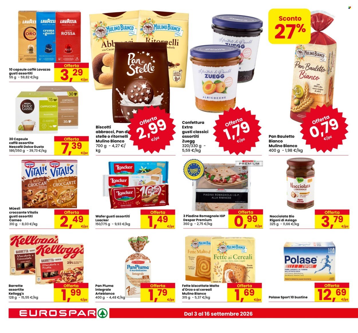 Volantino EUROSPAR - Sconti di qualità