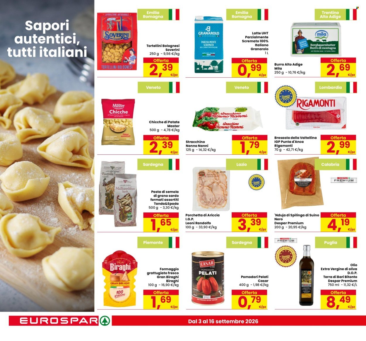 Volantino EUROSPAR - Sconti di qualità