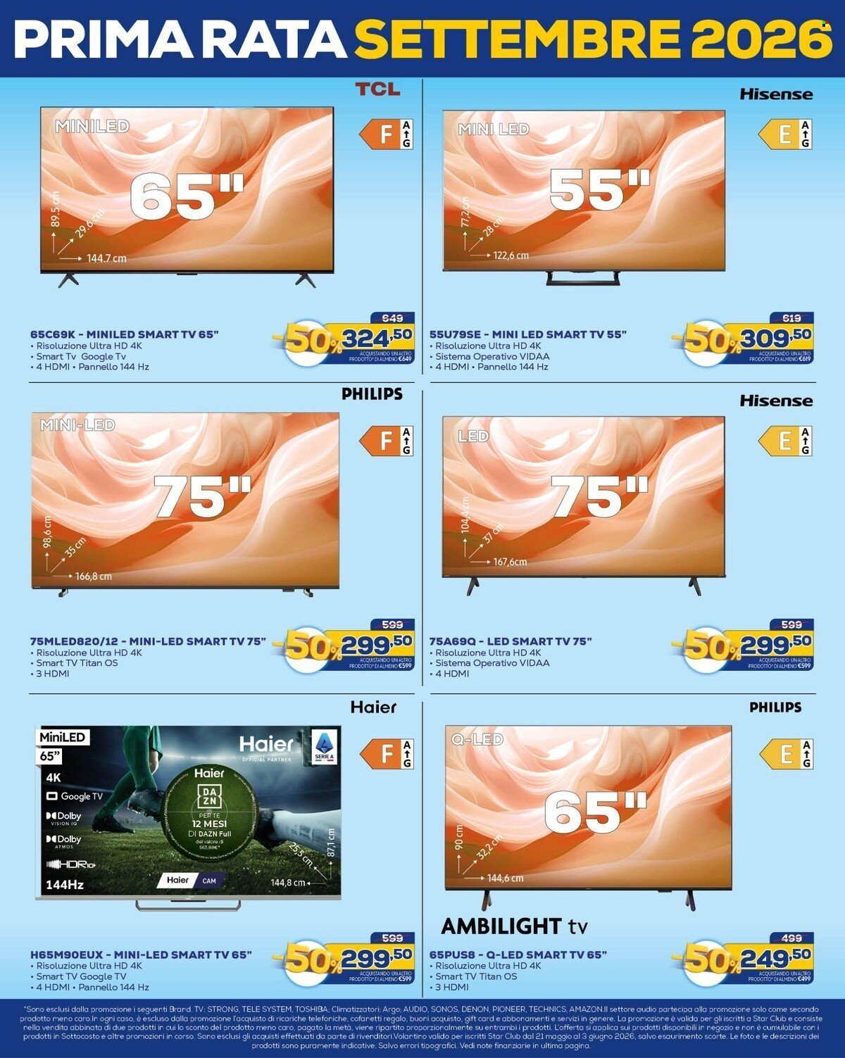 Volantino EURONICS - FACCIAMO A METÀ (2026-05-21 - 2026-06-03)