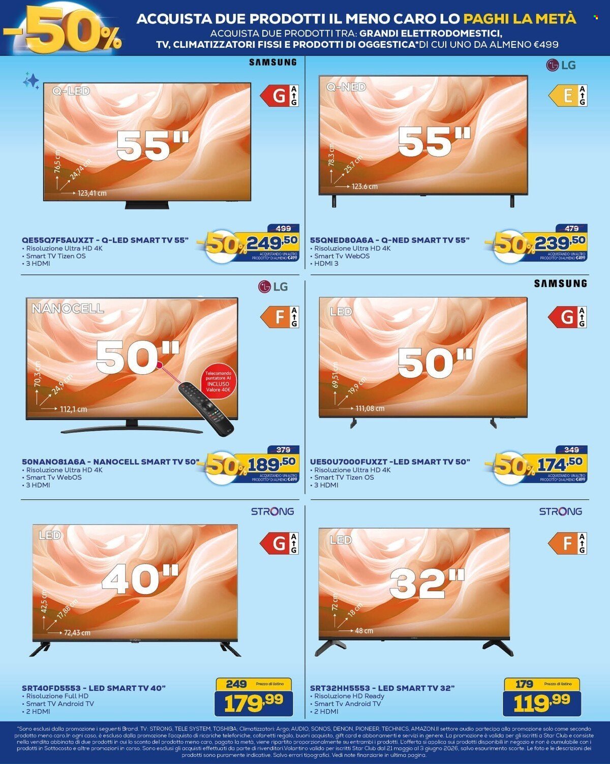 Volantino EURONICS - FACCIAMO A METÀ (2026-05-21 - 2026-06-03)