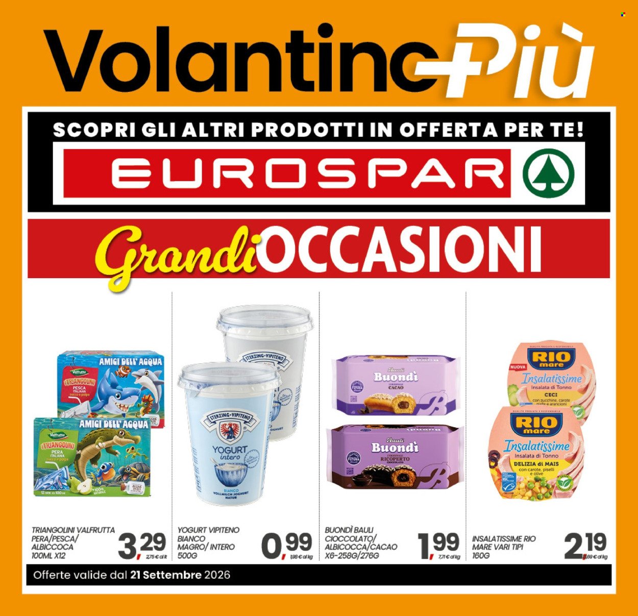 Volantino EUROSPAR - Da lunedì 21 2026