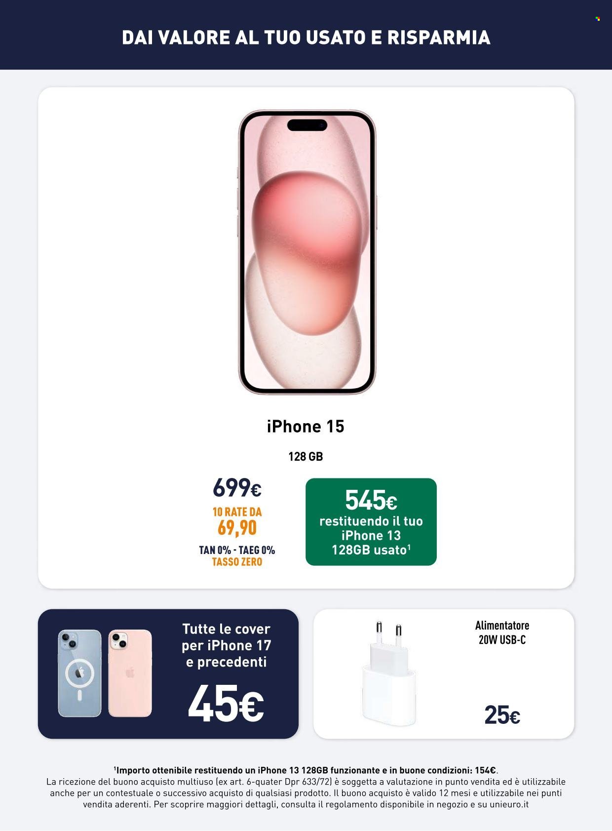 Volantino UNIEURO - Speciale Apple