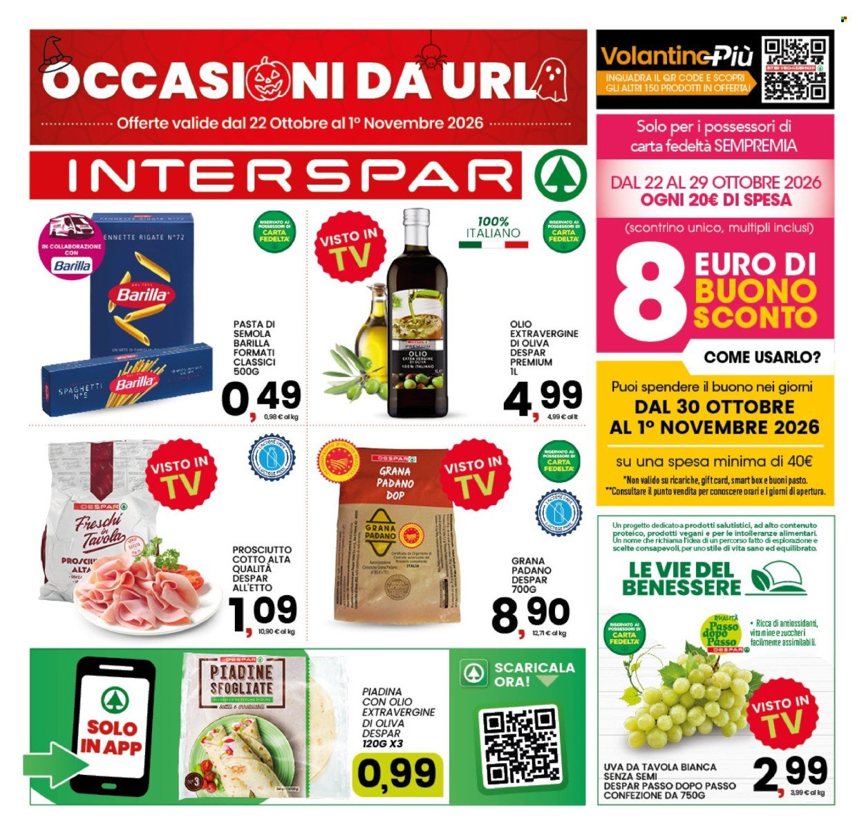 Volantino INTERSPAR - Da giovedì 22 ottobre 2026