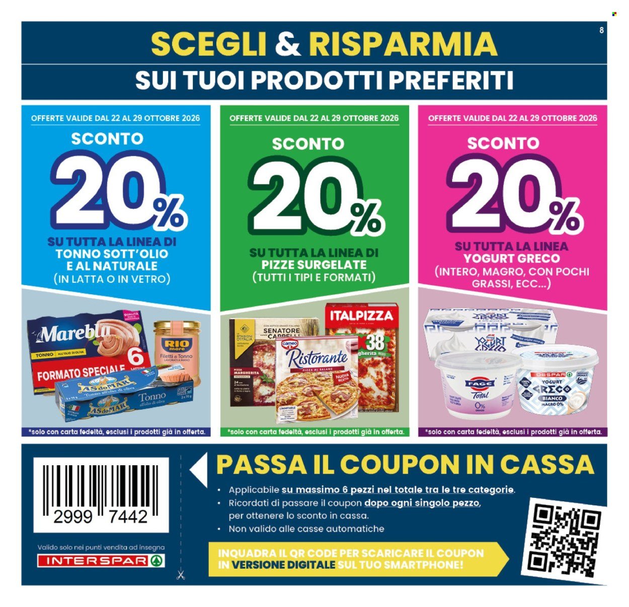 Volantino INTERSPAR - Da giovedì 22 ottobre 2026