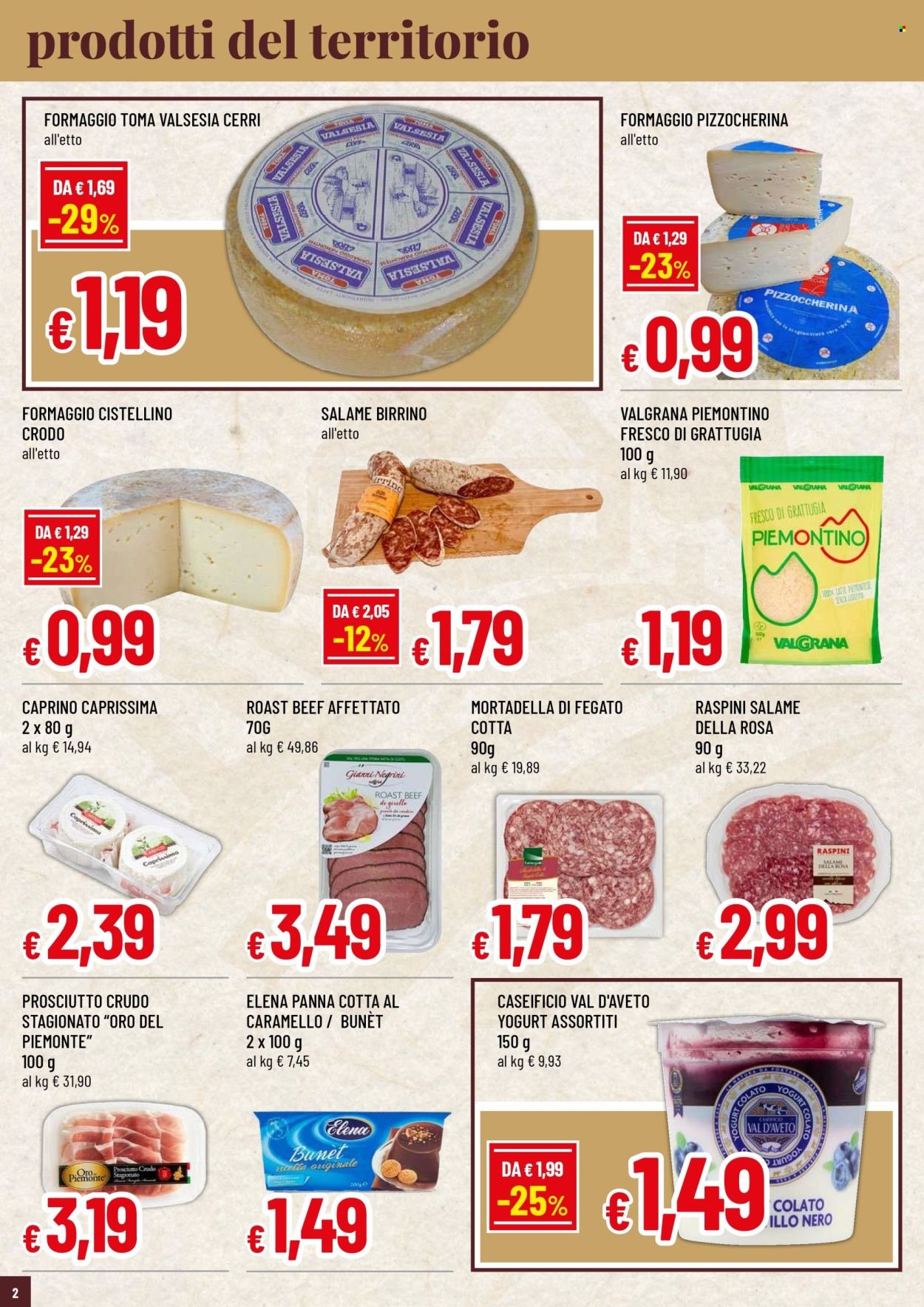 Volantino FAMILA - PRODOTTI DEL TERRITORIO