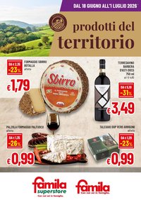 Volantino FAMILA - PRODOTTI DEL TERRITORIO