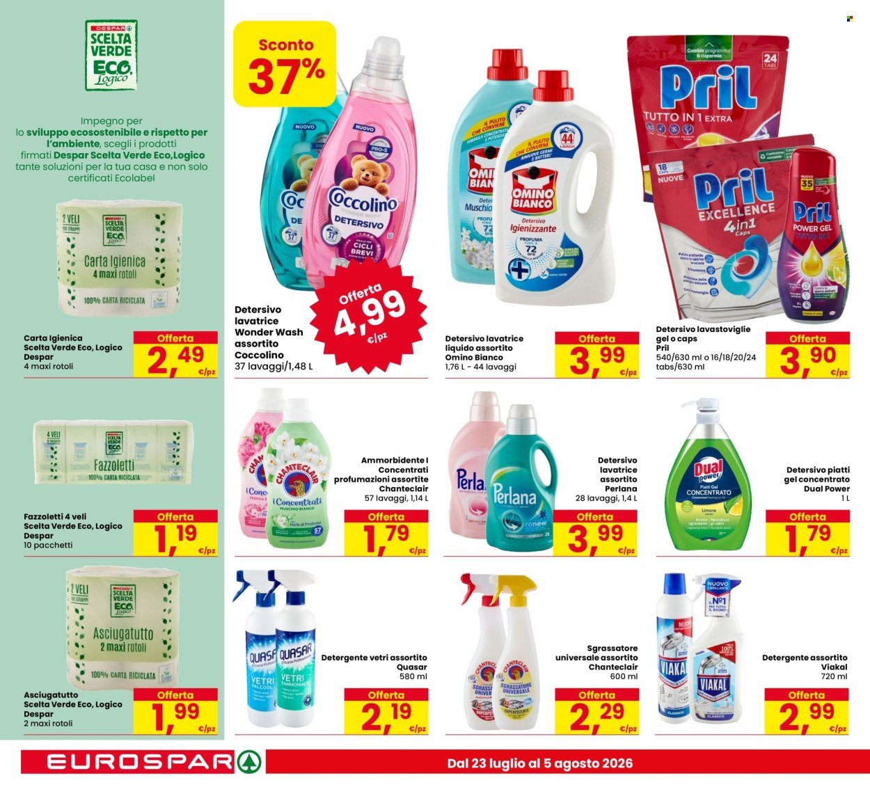 Volantino EUROSPAR - Sconti di Stagione