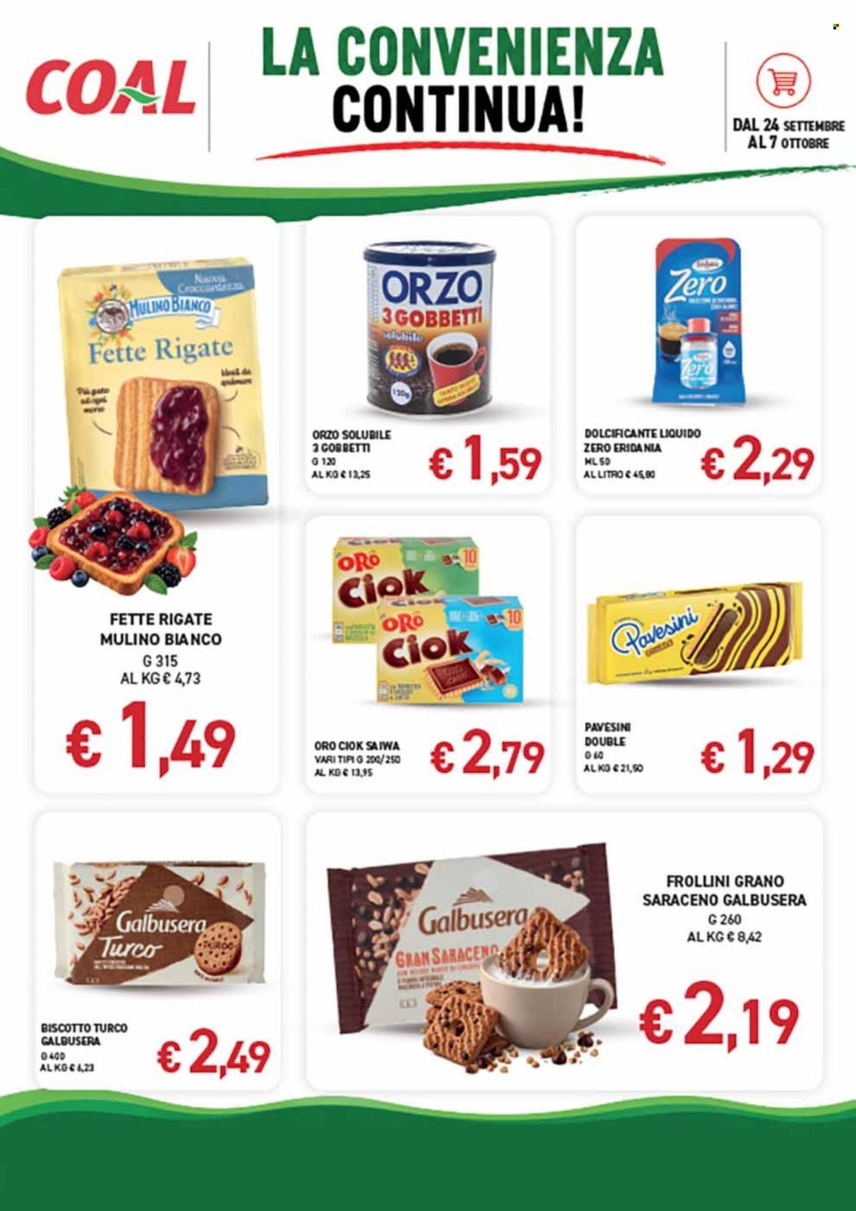 Volantino COAL - Da giovedì 24 settembre 2026