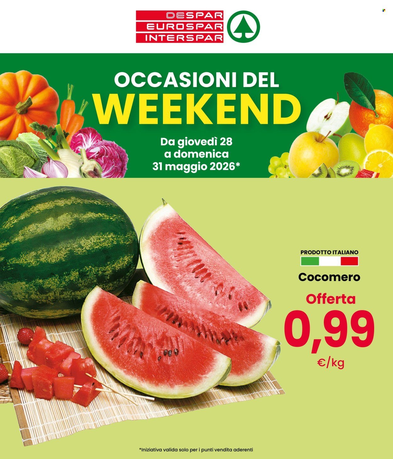 Volantino DESPAR - Fresche Occasioni (2026-05-28 - 2026-05-31)